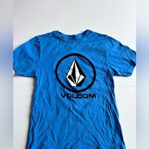 Volcom Crisp Stone Short Sleeve Tee Medium Blue Drift